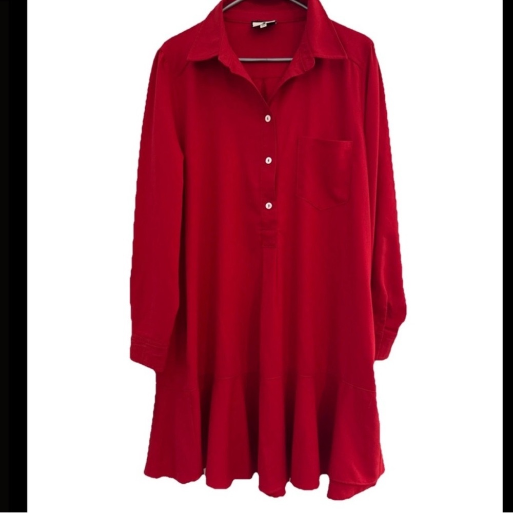 Tuckernuck Vibrant Red dress.